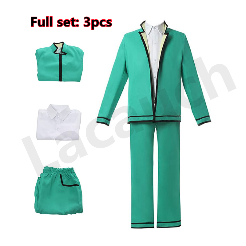 Anime Saiki Kusuo The Disastrous Life K.-Nan Cosplay Wigs Costumes Uniform Tops Pants Headwear Cos Props Wigs alx