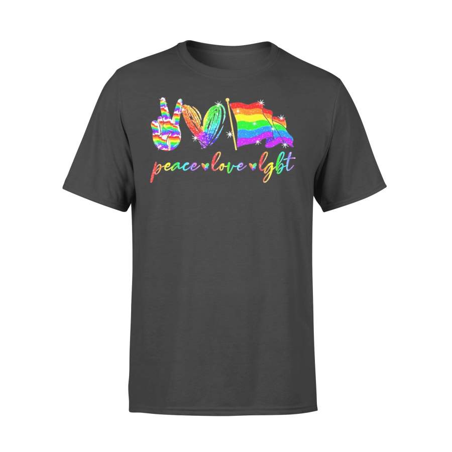 Peace Love Lgbt Diamond T-shirt