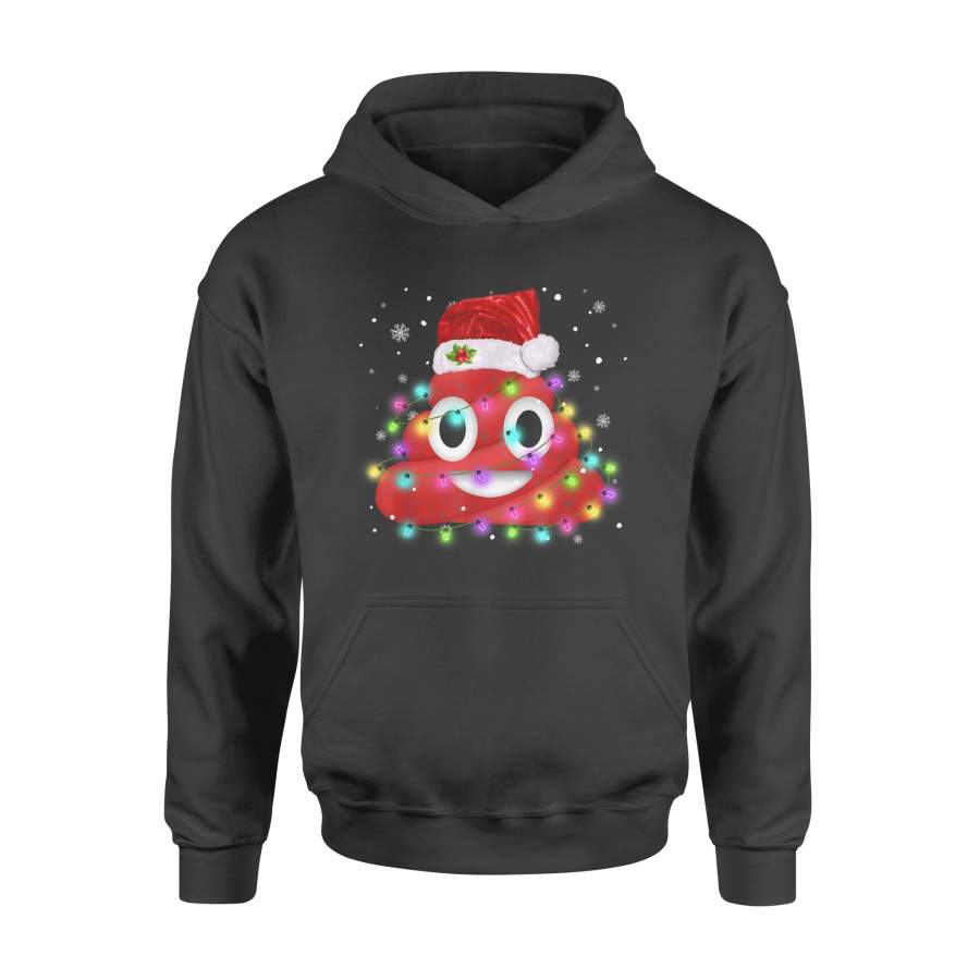 Poop Emoji Candy Christmas Light Holiday – Standard Hoodie