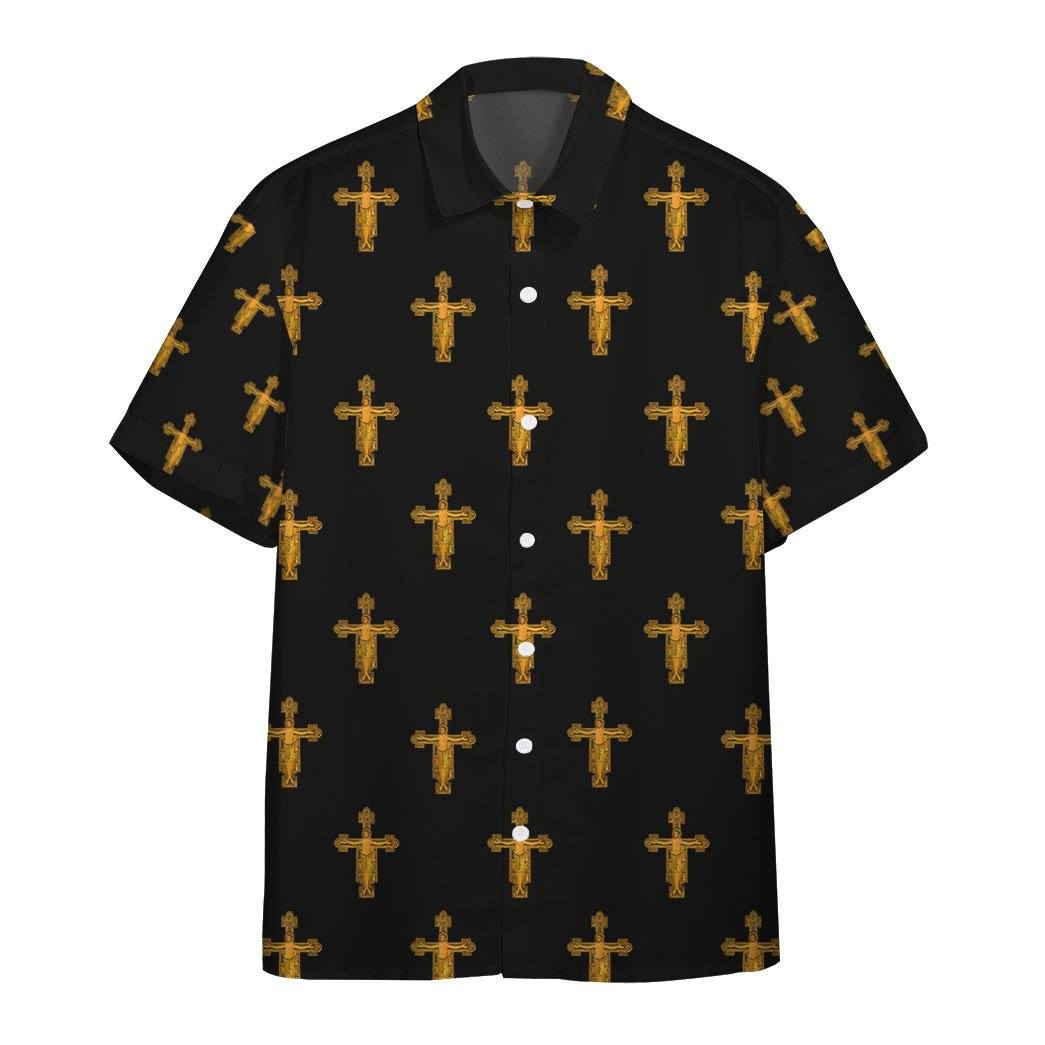 Gearhumans Medieval Style Jesus Christ Custom Hawaiian Shirt Ha32260