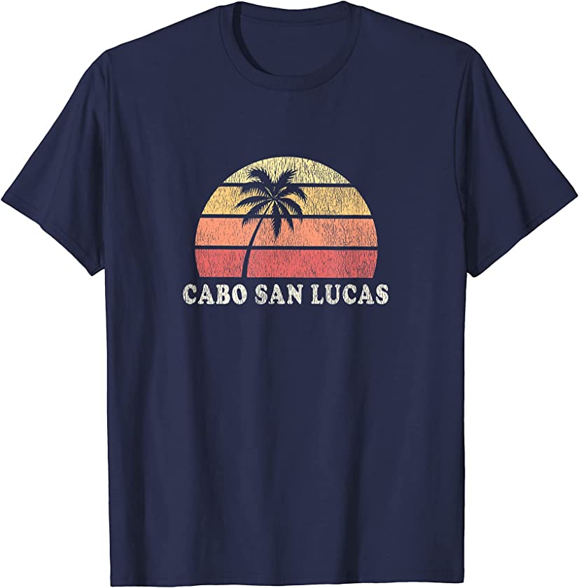 Cabo San Lucas Vintage 70s Retro Throwback Design T-Shirt