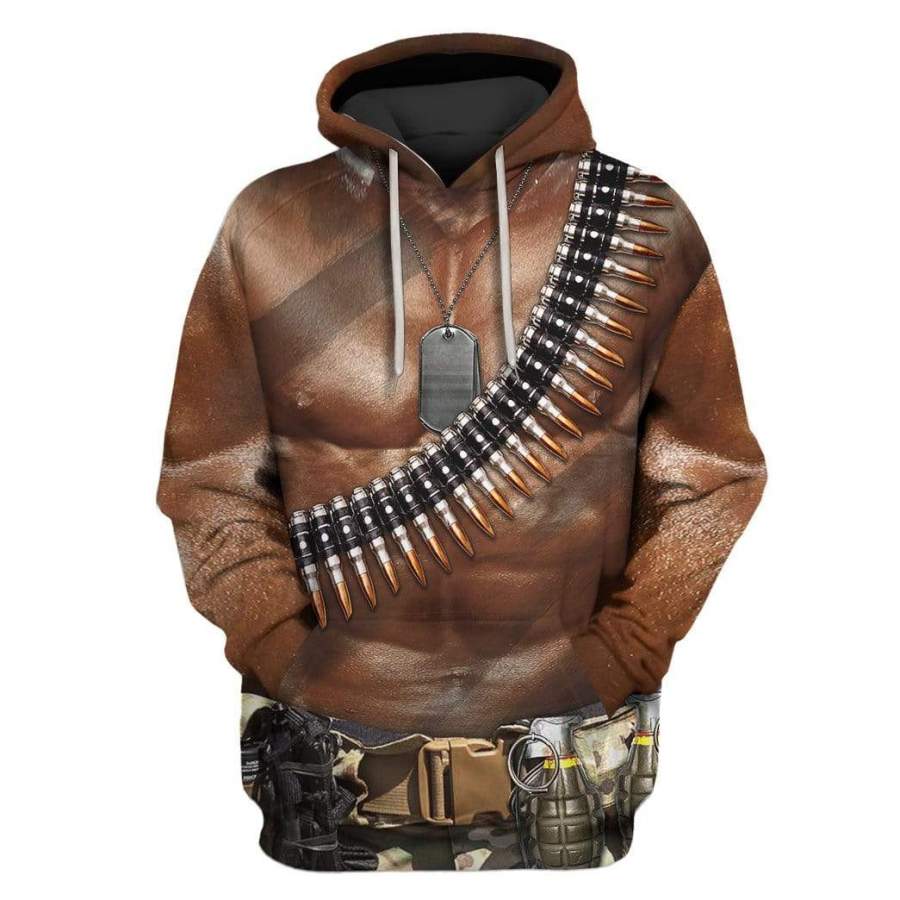 Commando Costume Custom T-shirt – Hoodies Apparel