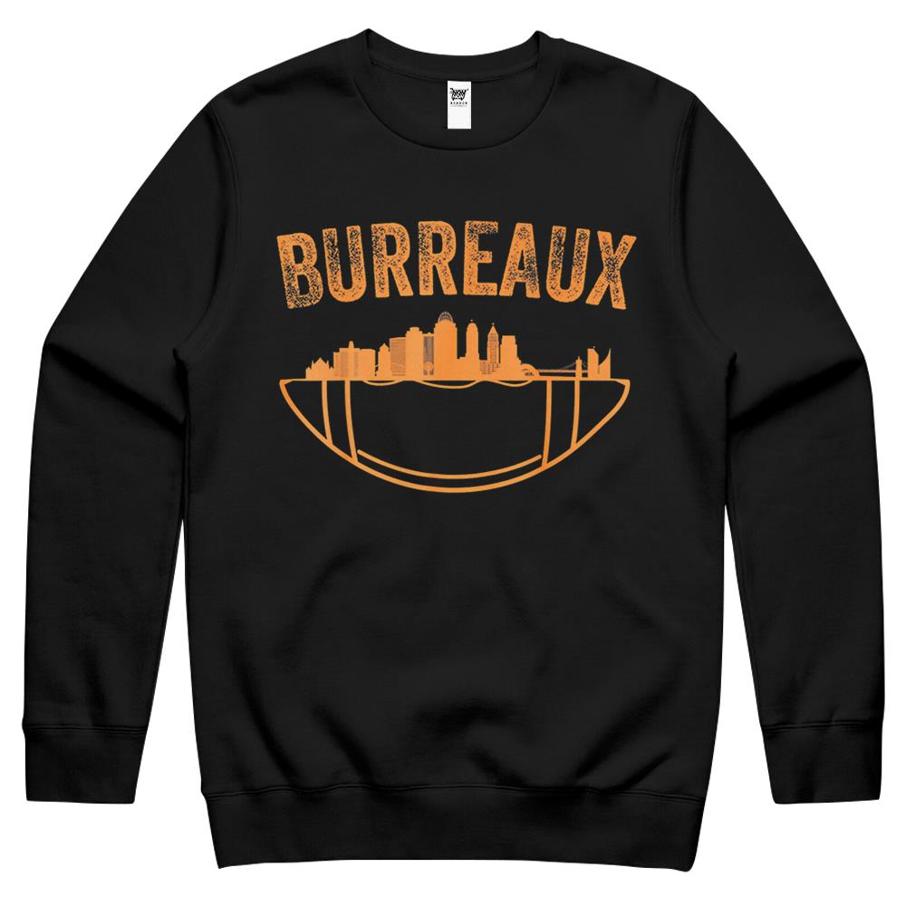 Burreaux Crewneck Sweatshirt Football Crewneck Sweatshirt