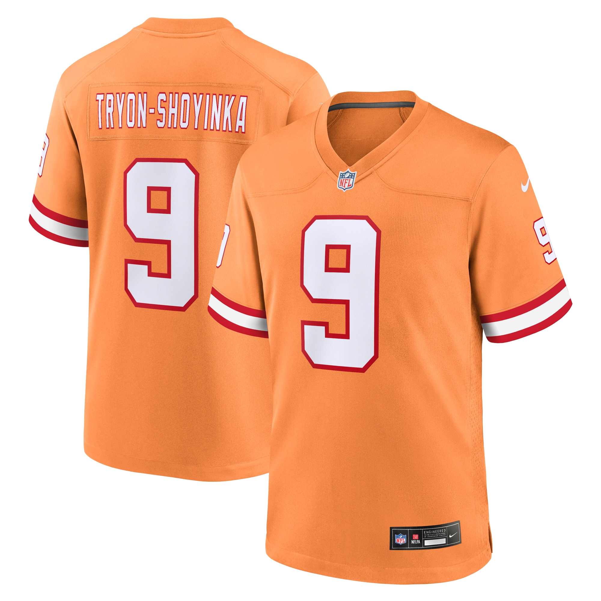 Joe Tryon-Shoyinka Tampa Bay Buccaneers Throwback Game Jersey – Orange