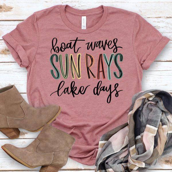 Sun Rays Lake Days Tee