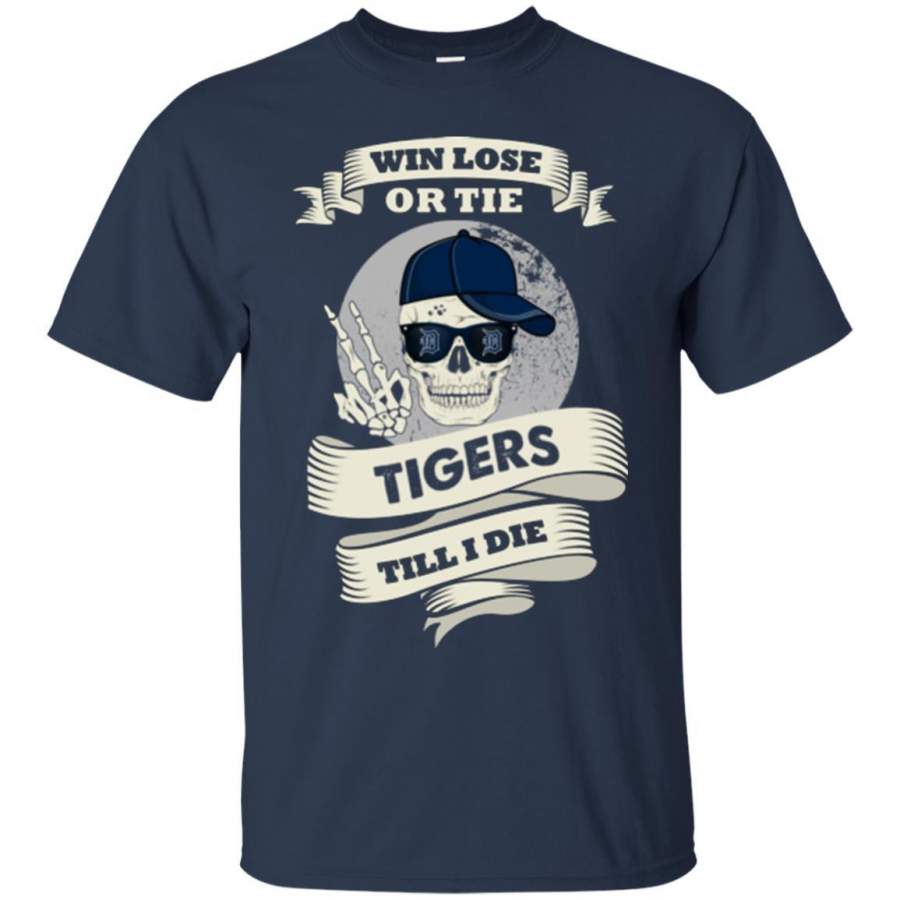 Skull Say Hi Detroit Tigers T Shirts