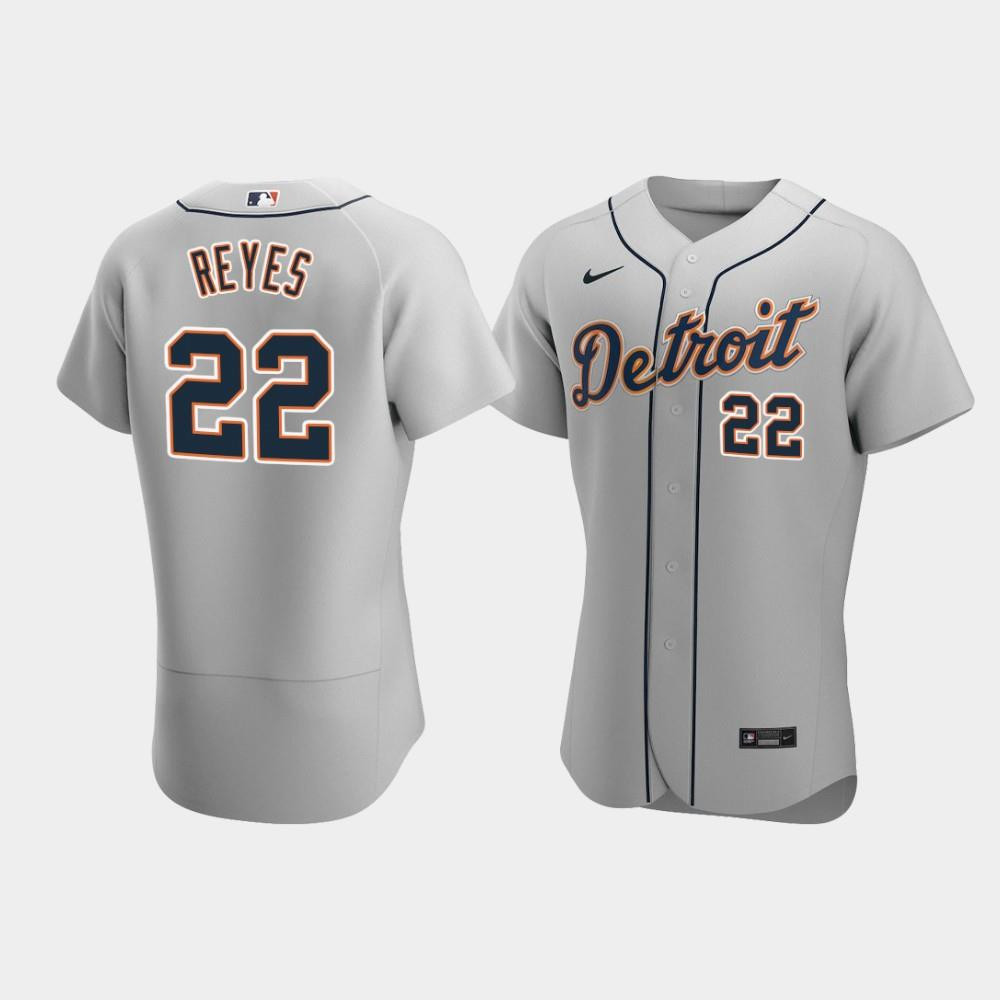 Victor Reyes 22 Detroit Tigers Gray Road Jersey