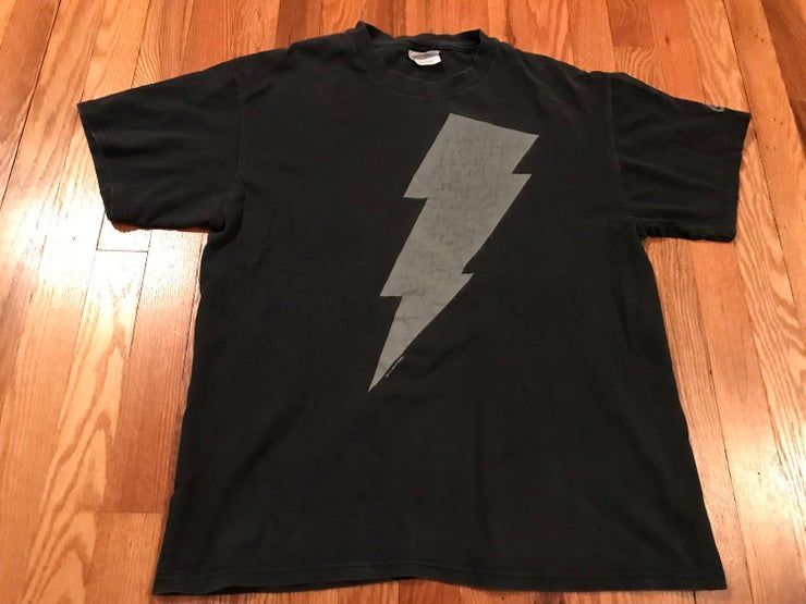 90S The Flash Vintage Big Lightning Bolt Logo Shirt