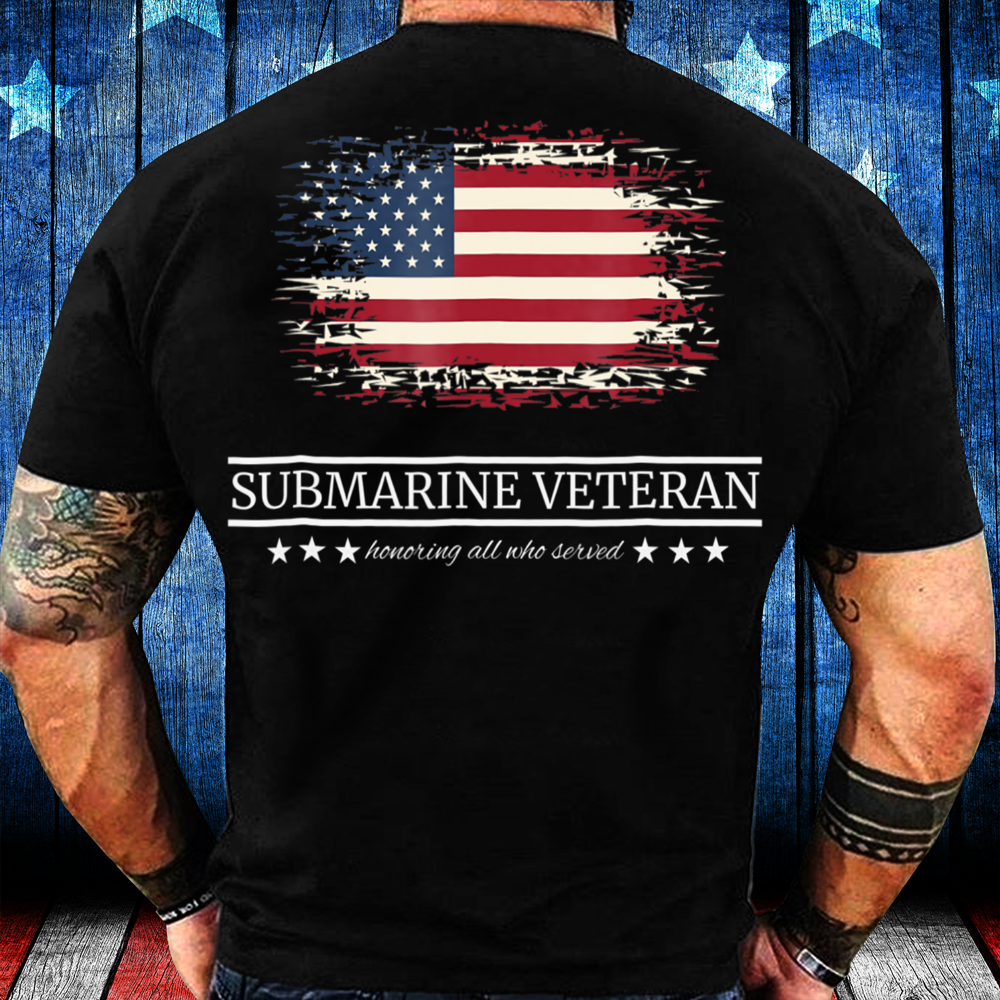 Vintage Submarine Veteran Silent Service shirt, Military Shirt