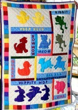 Animal Hur Quilt Bevrsq