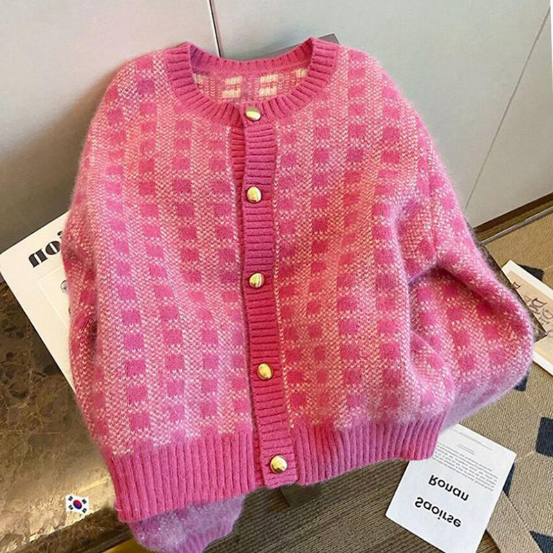 Spring Autumn Girls Knitted Cardigan Sweater Kids Baby Children Clothing Fashion Sweaters Coats New 2022 2 3 4 5 6 Years old alx