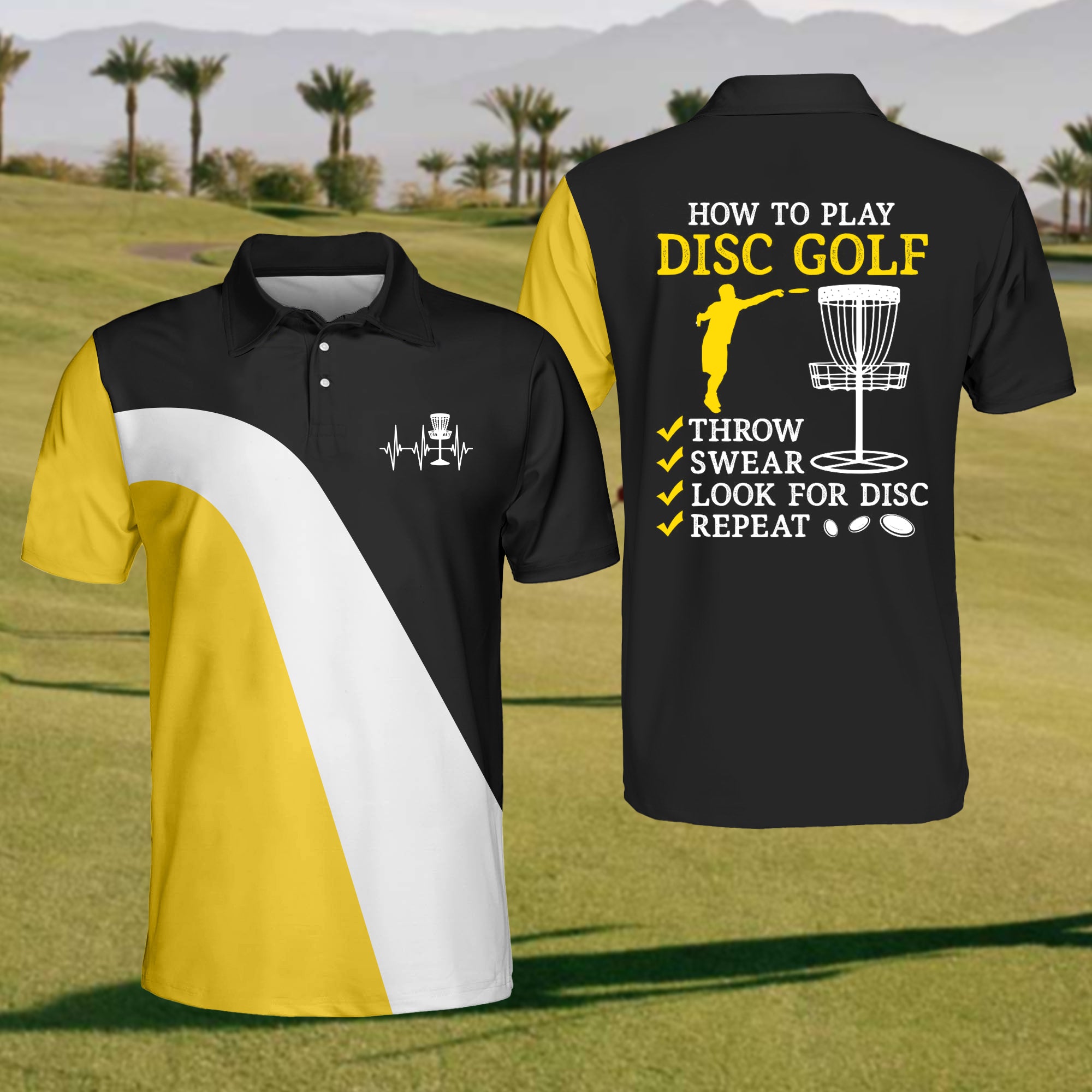 How To Play Disc Golf Polo Shirt