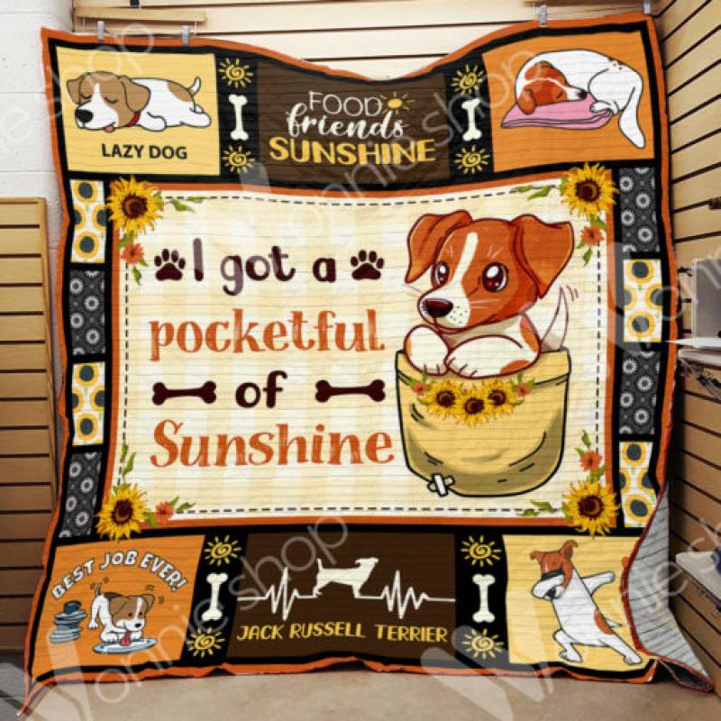 Jack Russell Terrier Dog Blanket DCB1302 90O47