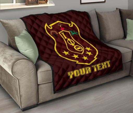 Personalised Iota Phi Theta Premium Quilt Classic