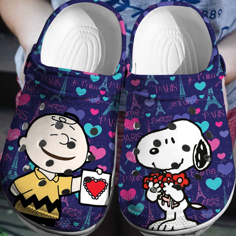 Snoopy Charlie Crocs 3D Clog Shoes 2