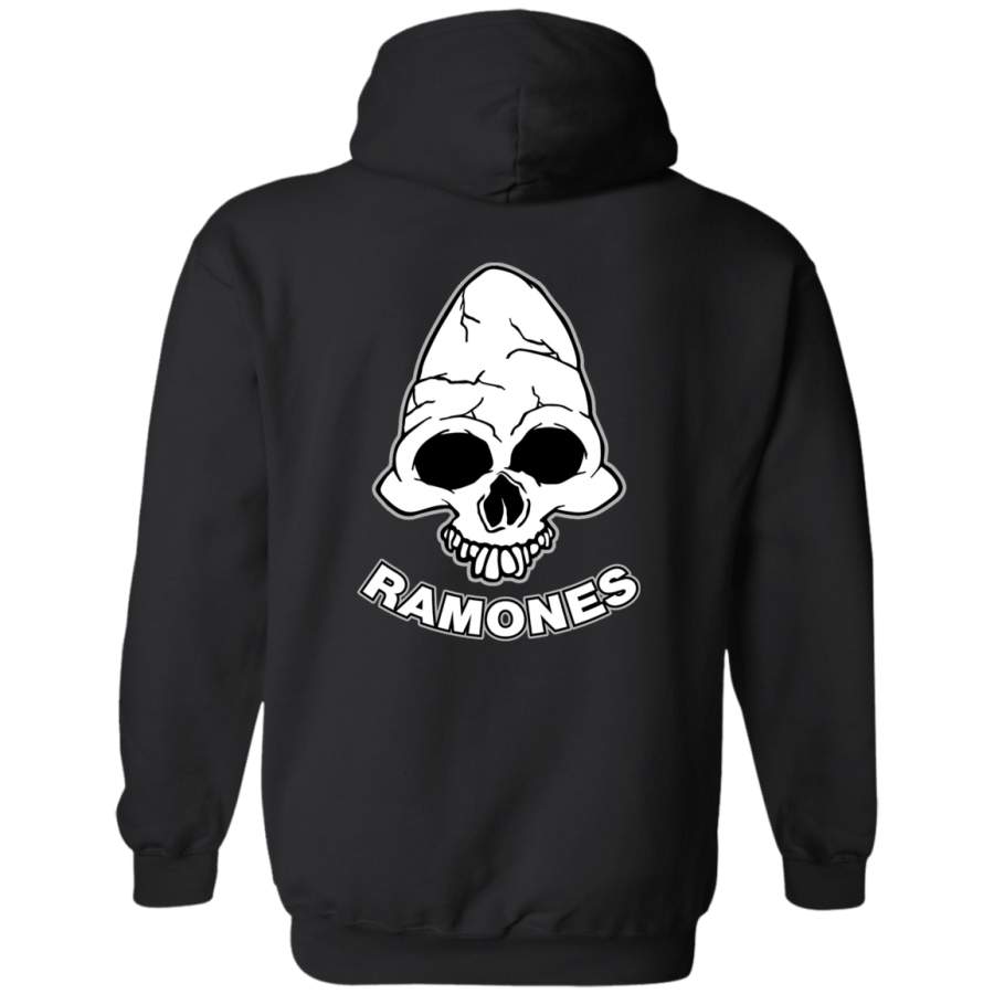 Ramones Caveira Back print Pullover Hoodie