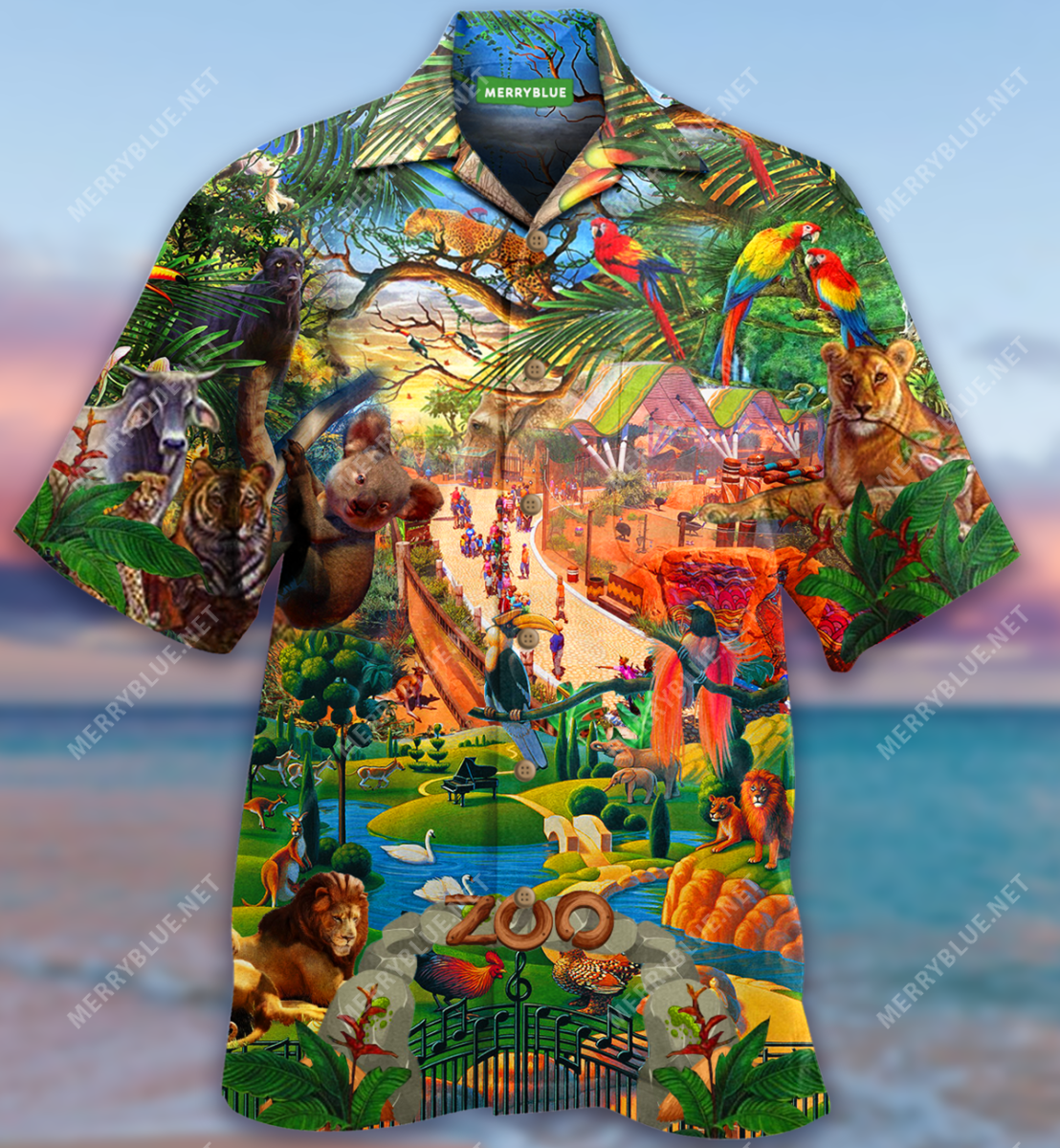 Welcome To The Amazing Zoo Unisex Hawaiian Shirt