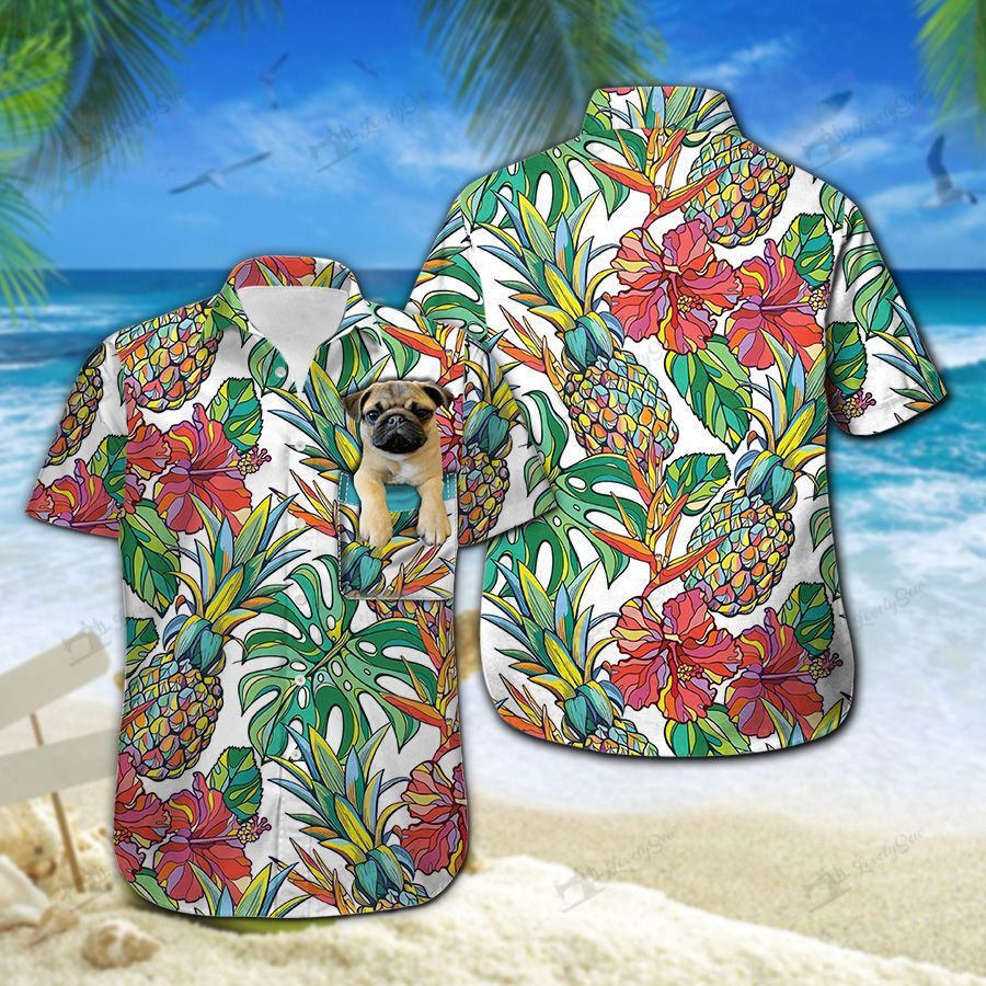 Pug Hawaiian Shirts Ha34746