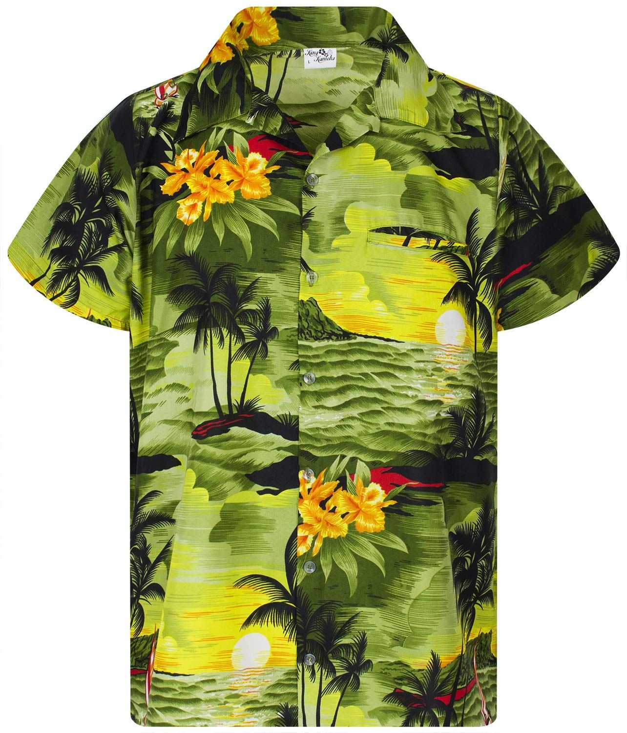 Beach Green Black Unique Design Hawaii Shirt Ha31581