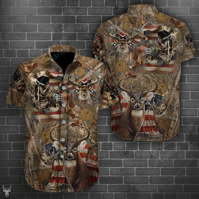 Hunting Hawaiian Shirt Ha27990