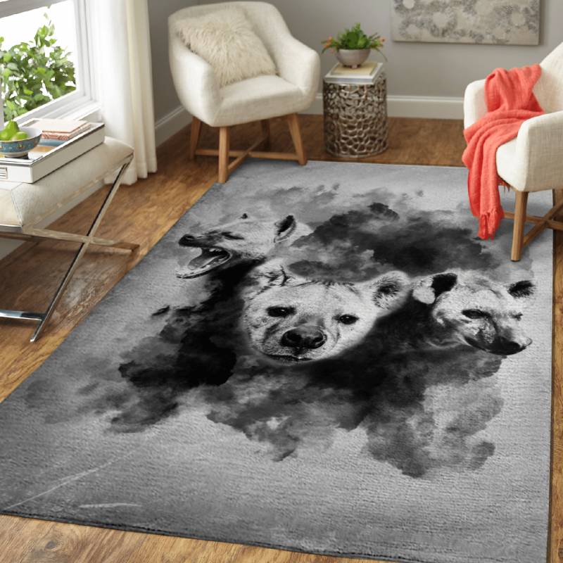 Abstract Hyenas – Animals Abstract Art Area Rug Carpet