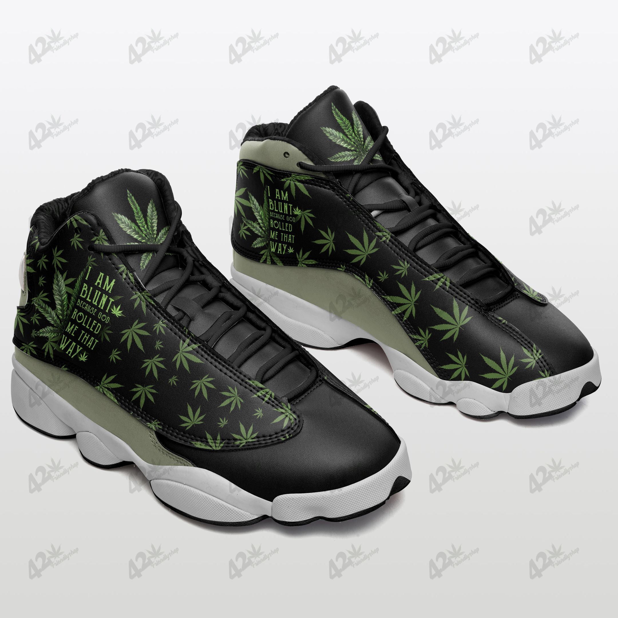 im blunt because god rolled me that way Air Jordan 13 Sneakers JD13 XIII Shoes