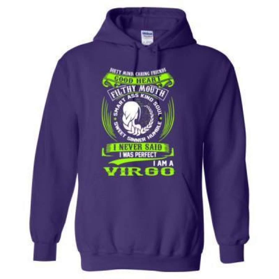 AGR Dirty Mind Caring Friend Filthy Mouth Im Virgo – Heavy Blend™ Hooded Sweatshirt