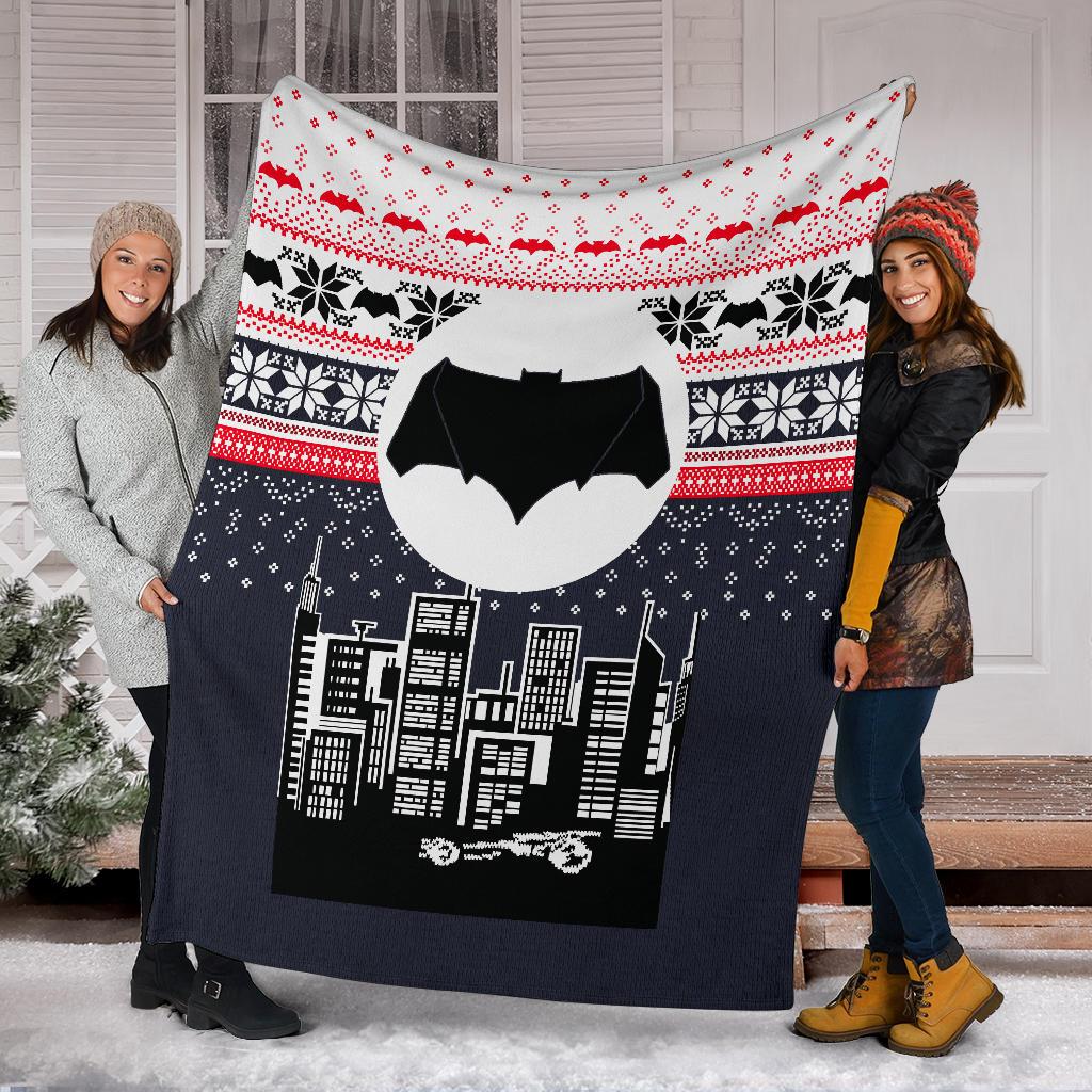 Batman Ugly Christmas Custom Blanket Home Decor