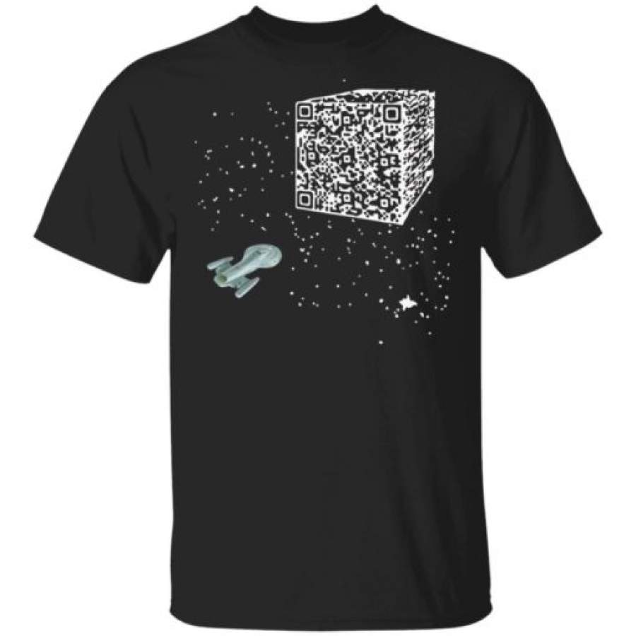 Star Trek We are the Borg QR Code T-Shirt