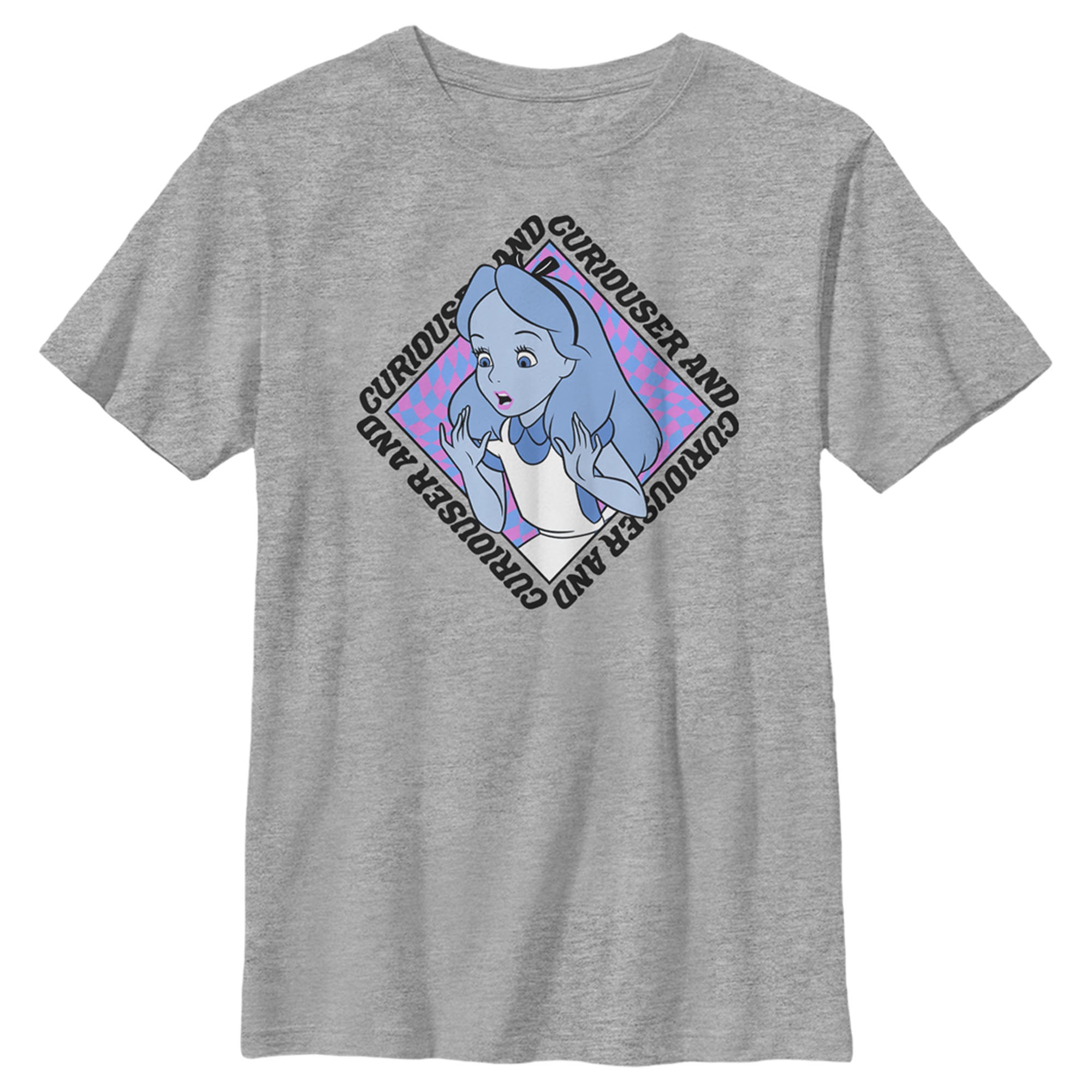 Boy’S Alice In Wonderland Alice Curiouser And Curiouser T-Shirt