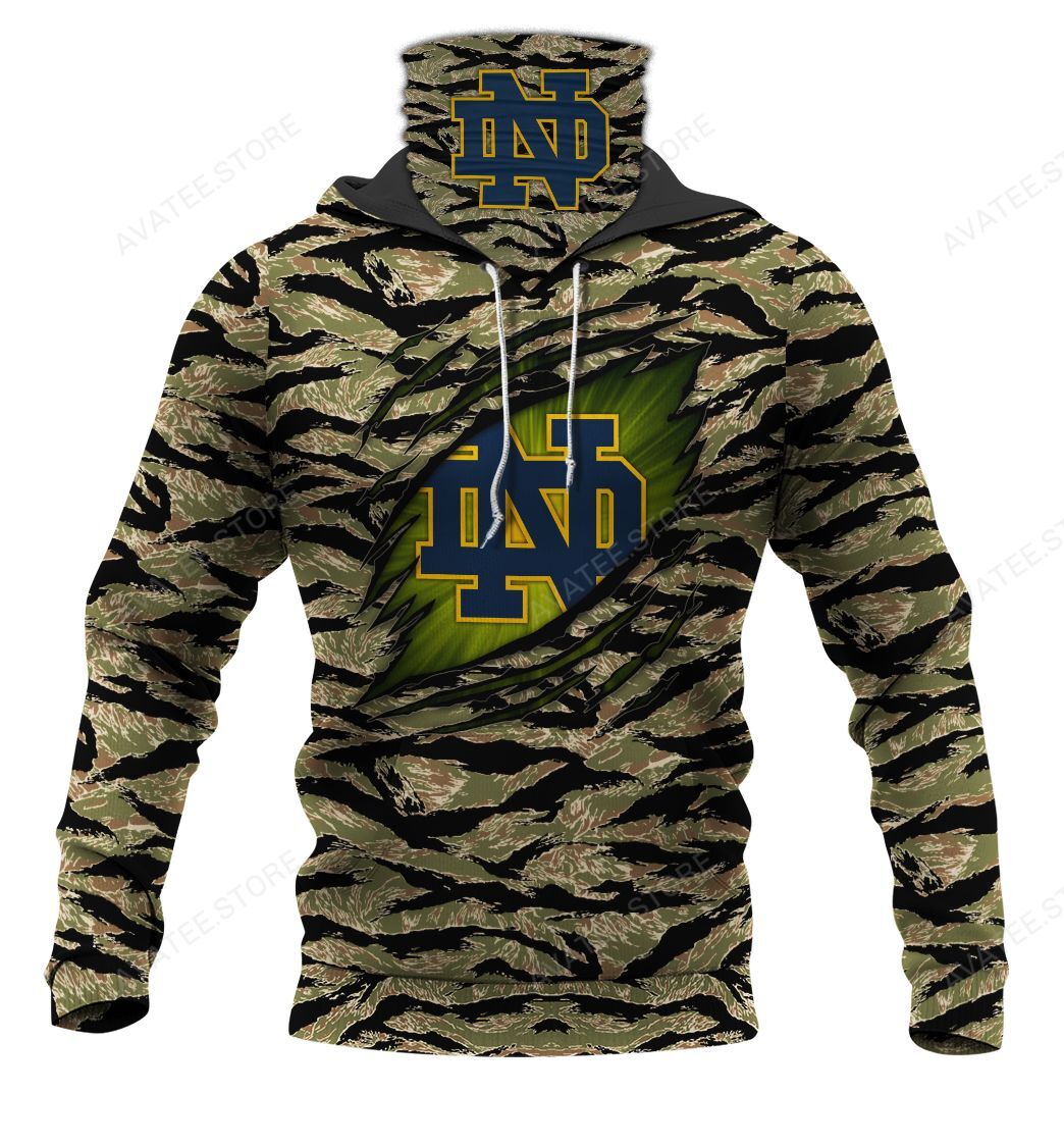 02NotreDame005 | Tiger Camouflage | CUSTOMIZE YOUR NAME & NUMBER | HOT SALE 3D PRINTED