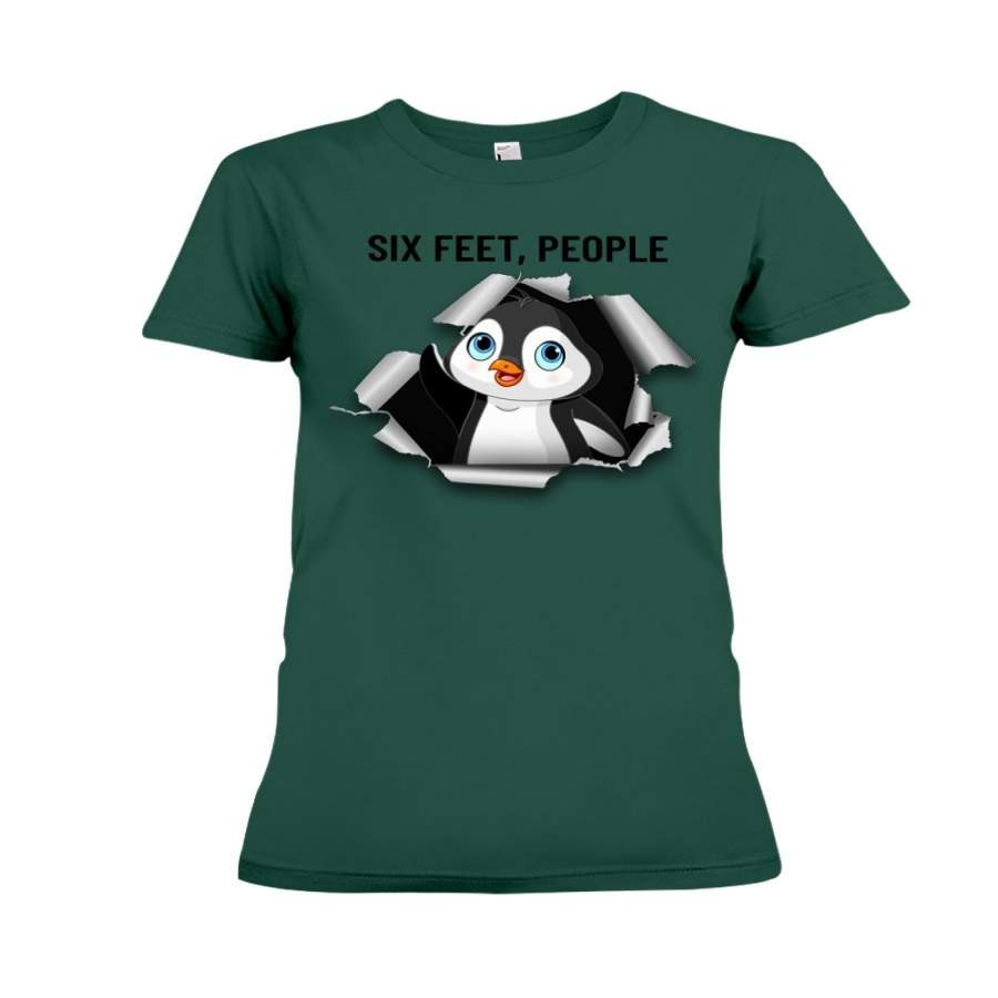 Lovely Phone Case Six Feet People Gift For Penguin Lovers Ladies Tee