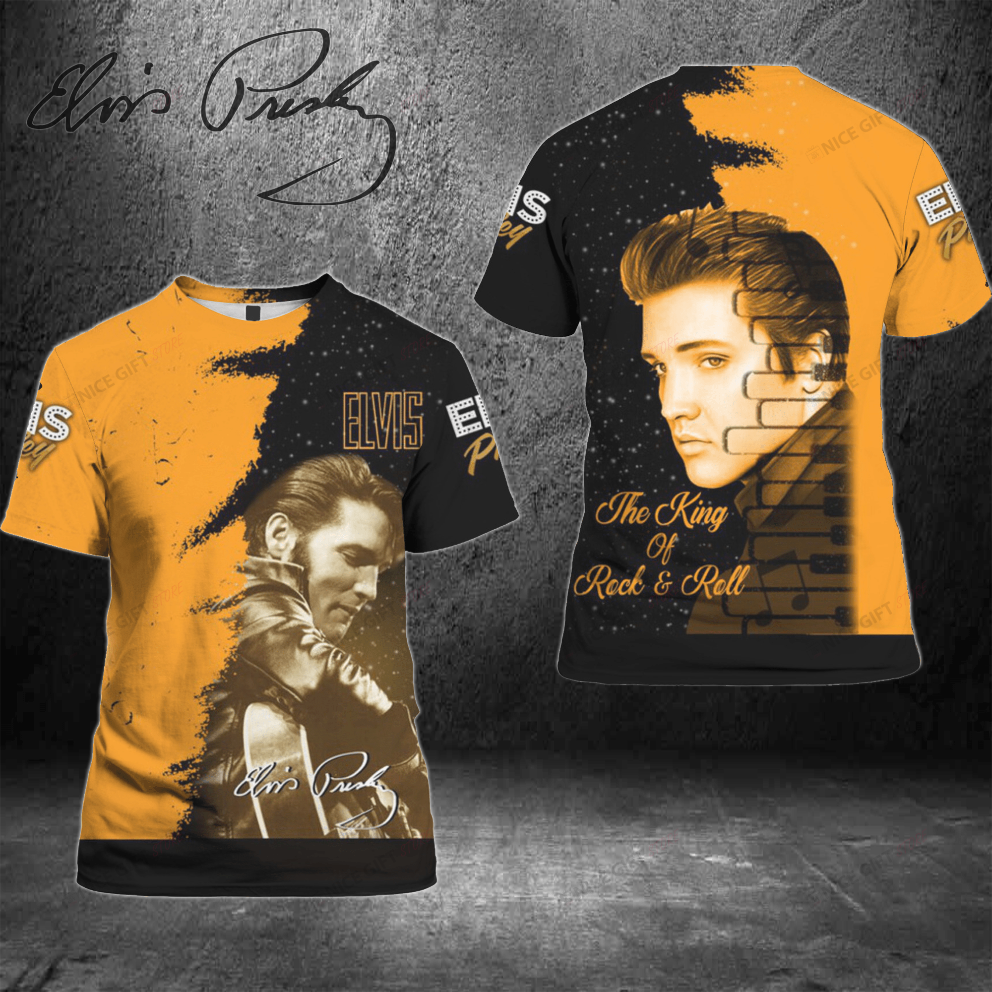 Elvis Presley 3D T-Shirt 3Ts-J1V2
