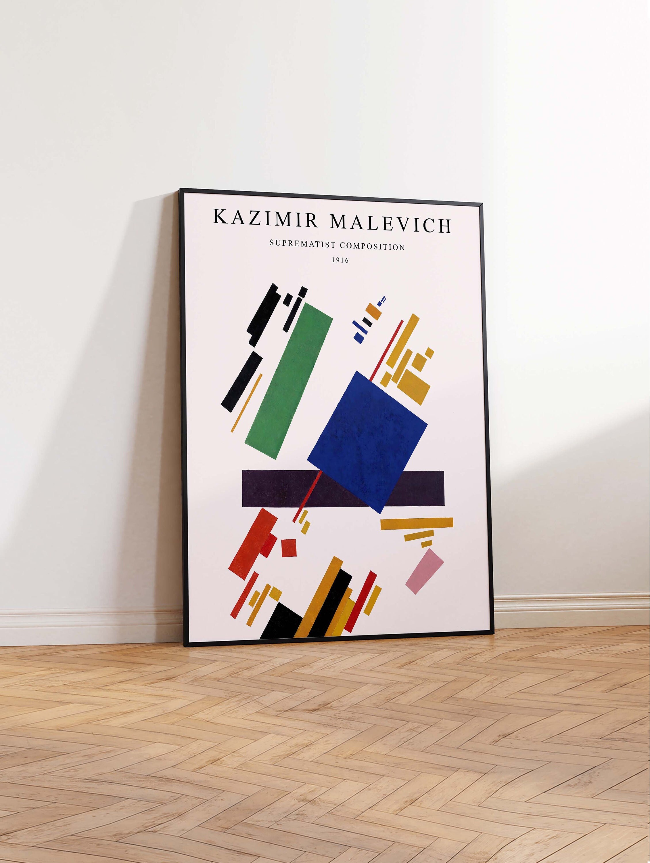 Kazimir Malevich Print, Suprematist Composition Print, Malevich Art Print,Modern Art, Abstract Print, Malevich Wall Art Decor Sizes A2 A3 A4