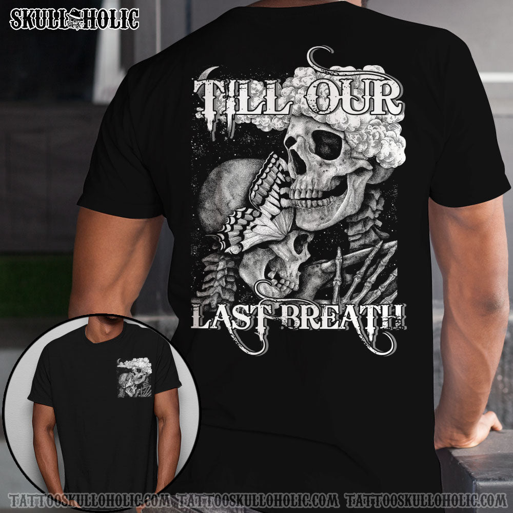 First Kiss Last Breath B&W Couple Skull All Over Print – Tlty1712214