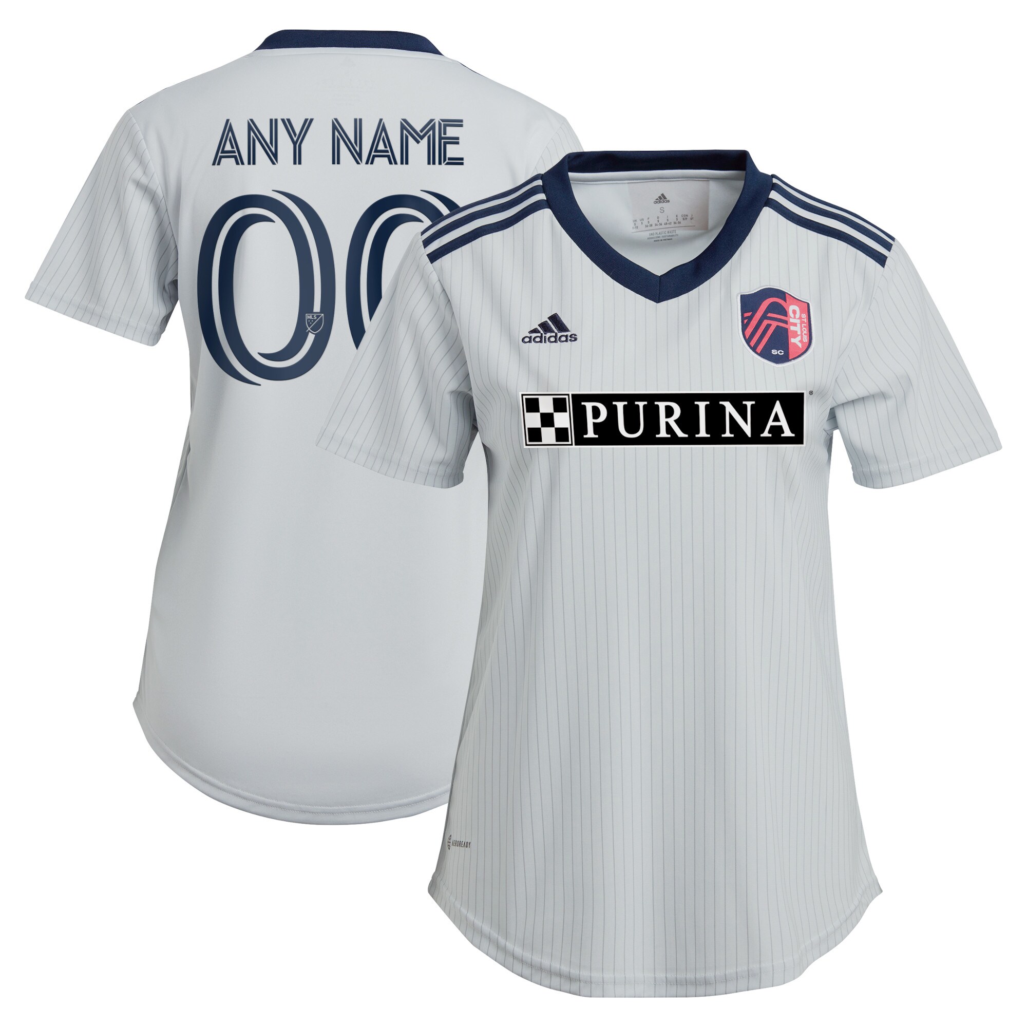 St. Louis City SC Women's 2023 The Spirit Kit Replica Custom Jersey – Gray