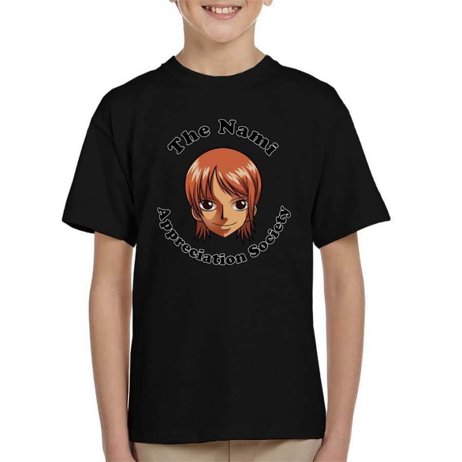 The Nami Appreciation Society One Piece Kid’s T-shirt