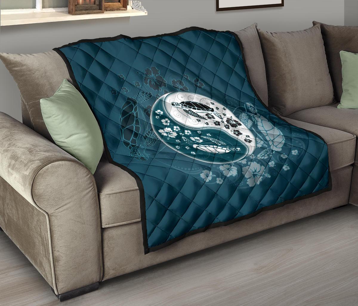 Turtle Yinyang Premium Quilt