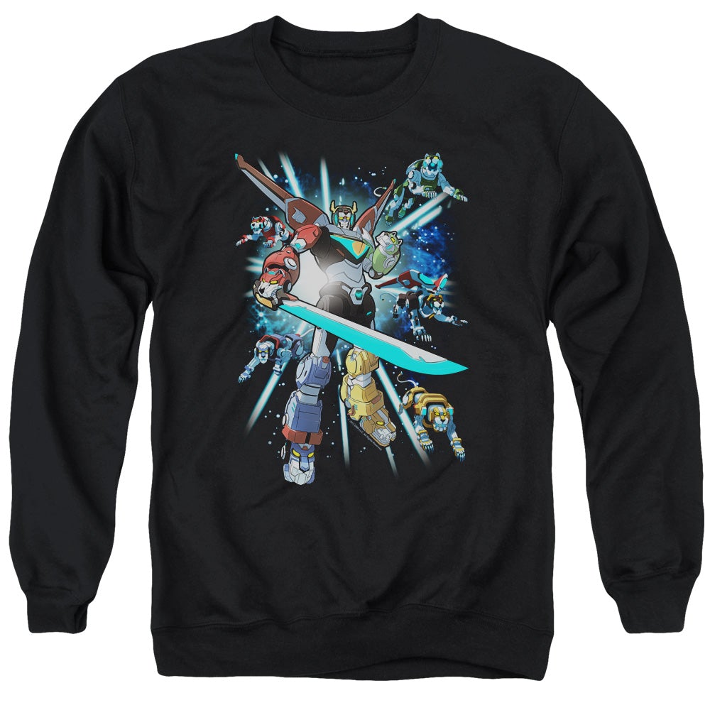 Voltron Lions Share Mens Crewneck Sweatshirt Black