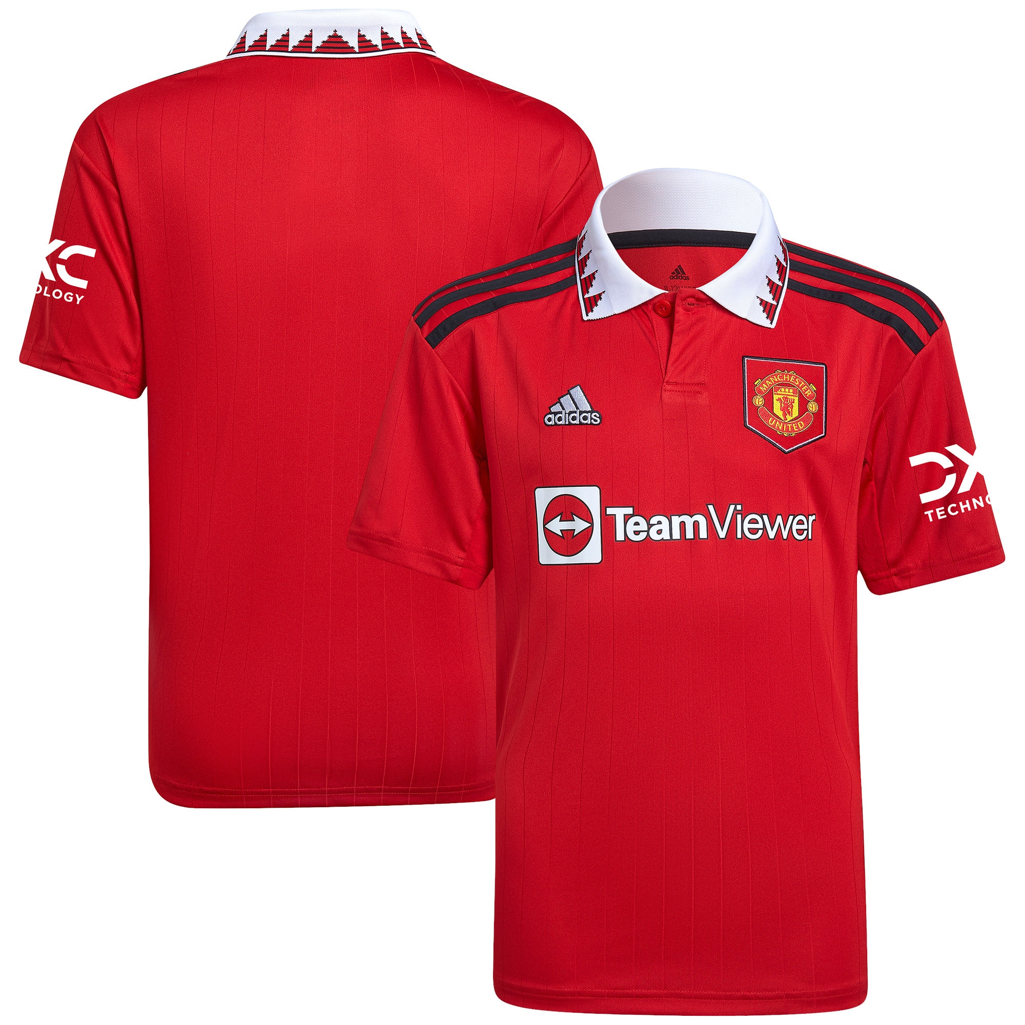 Manchester United Youth 2022/23 Home Replica Blank Jersey – Red