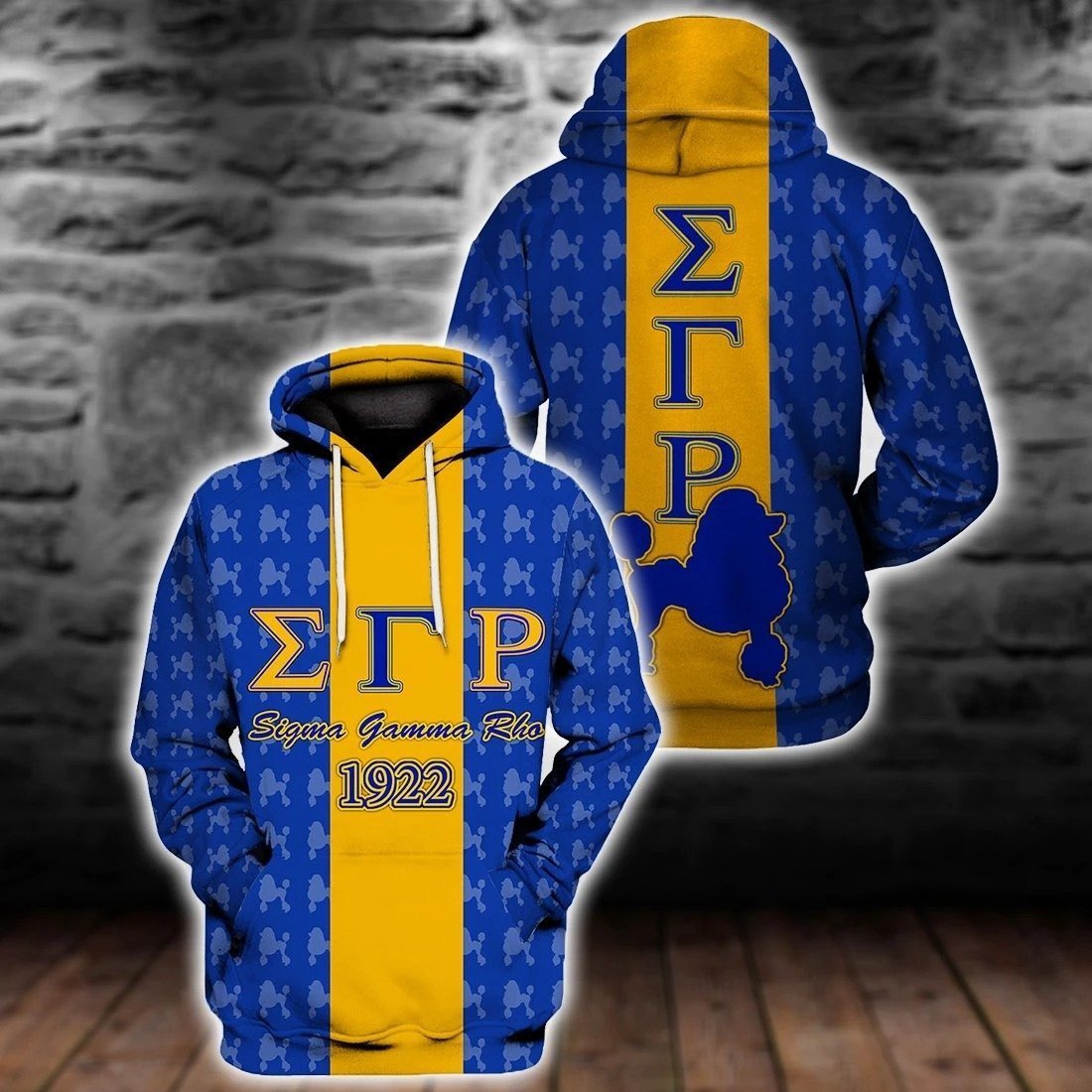 Sorority Hoodie – Sigma Gamma Rho Super Mini Poodle Hoodie