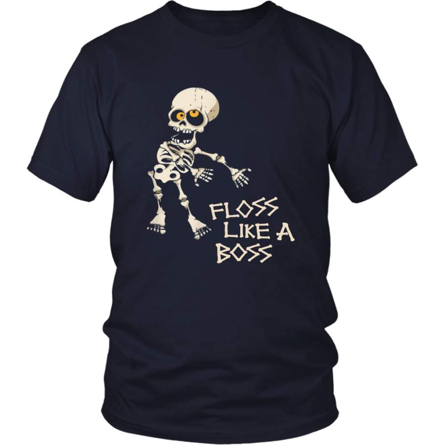 Unisex Men’s Women’s T Shirt Tee Skeleton Floss Dance