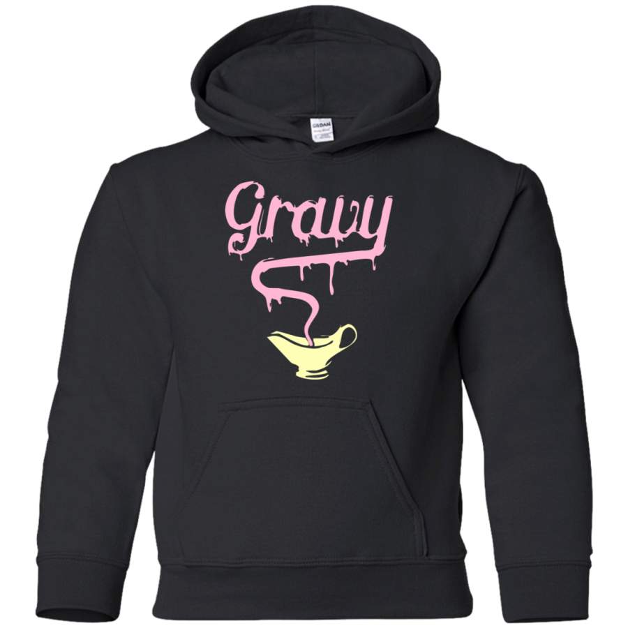 AGR yung gravy logo Youth Pullover Hoodie