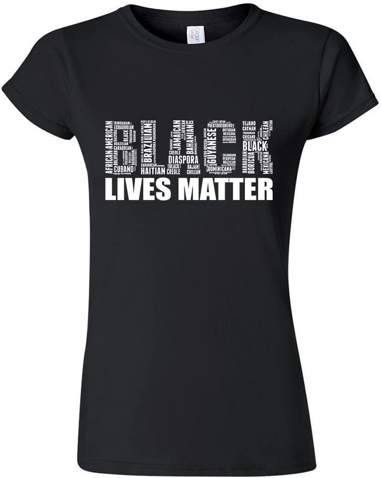 Black Lives Matter Vintage Womens T-Shirt