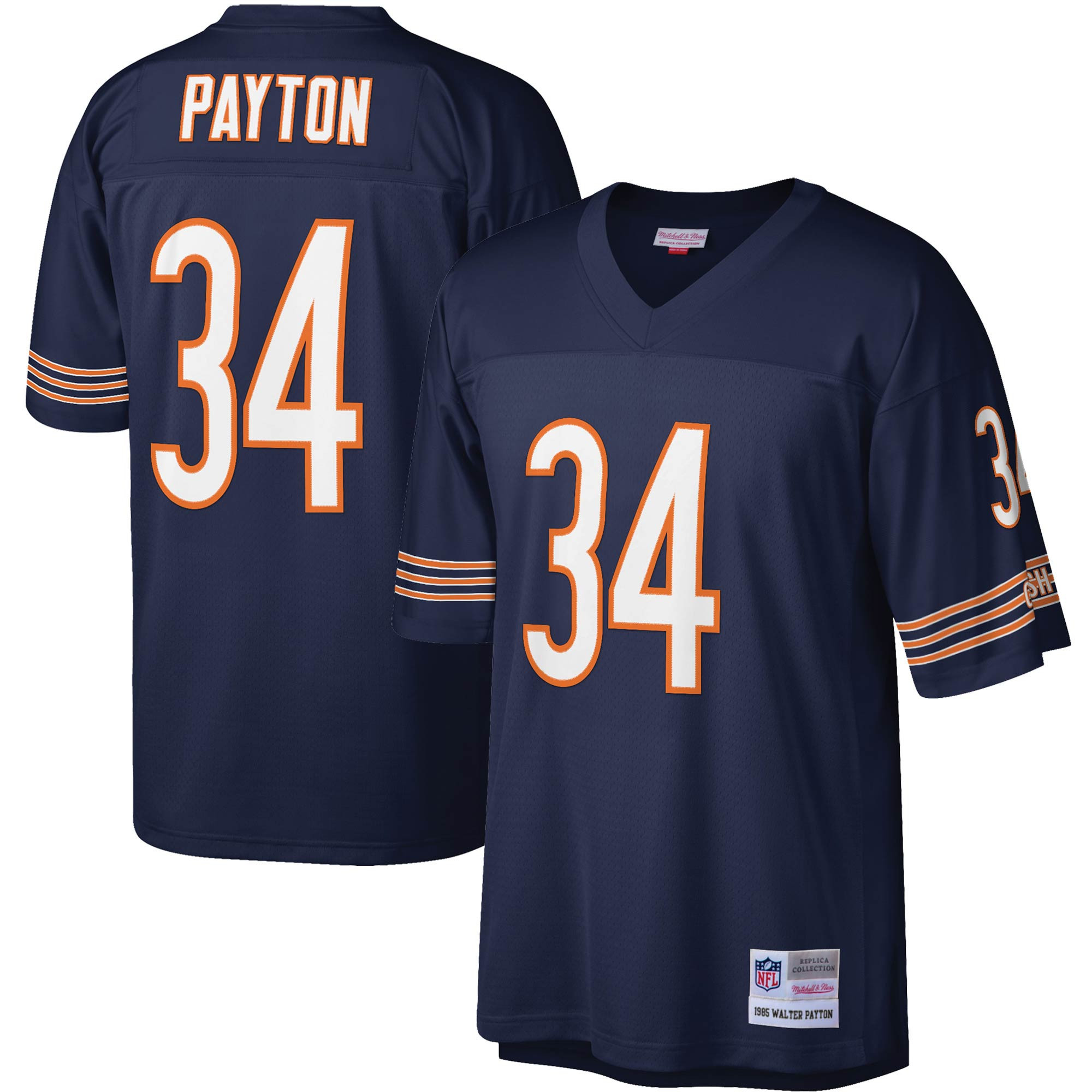 Walter Payton Chicago Bears Mitchell And Ness Legacy Replica Jersey Navy NFL