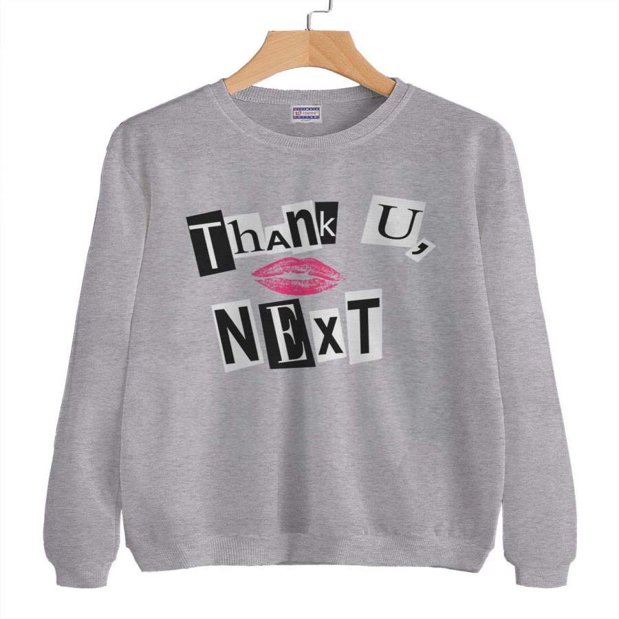 Thank U, Next LIPS Kiss Pop art Ariana Grande Unisex Crewneck Sweatshirt Adult