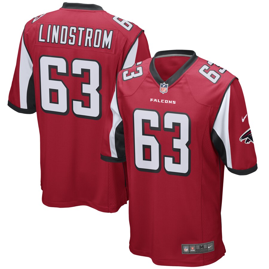 Chris Lindstrom Atlanta Falcons Nike Game Jersey – Red