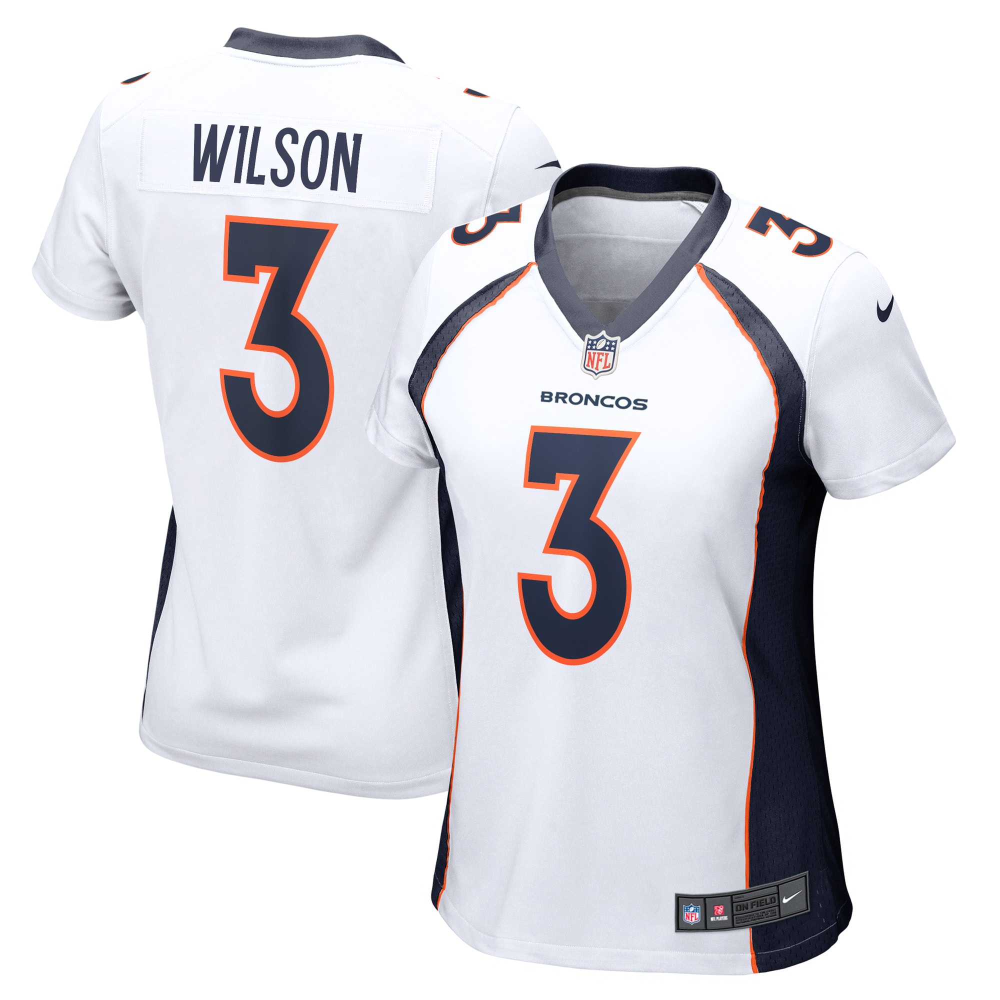 Russell Wilson Denver Broncos Women's Player Jersey – White