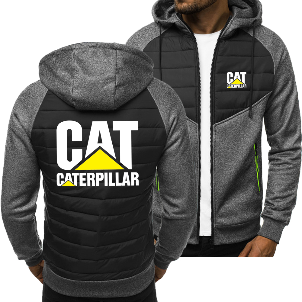 2022 New Spring Autumn Cat Caterpillar Hoodie Men’s Fashion Sport Casual Sweatshirts Cardigan Zipper Long Sleeve Jacket alx