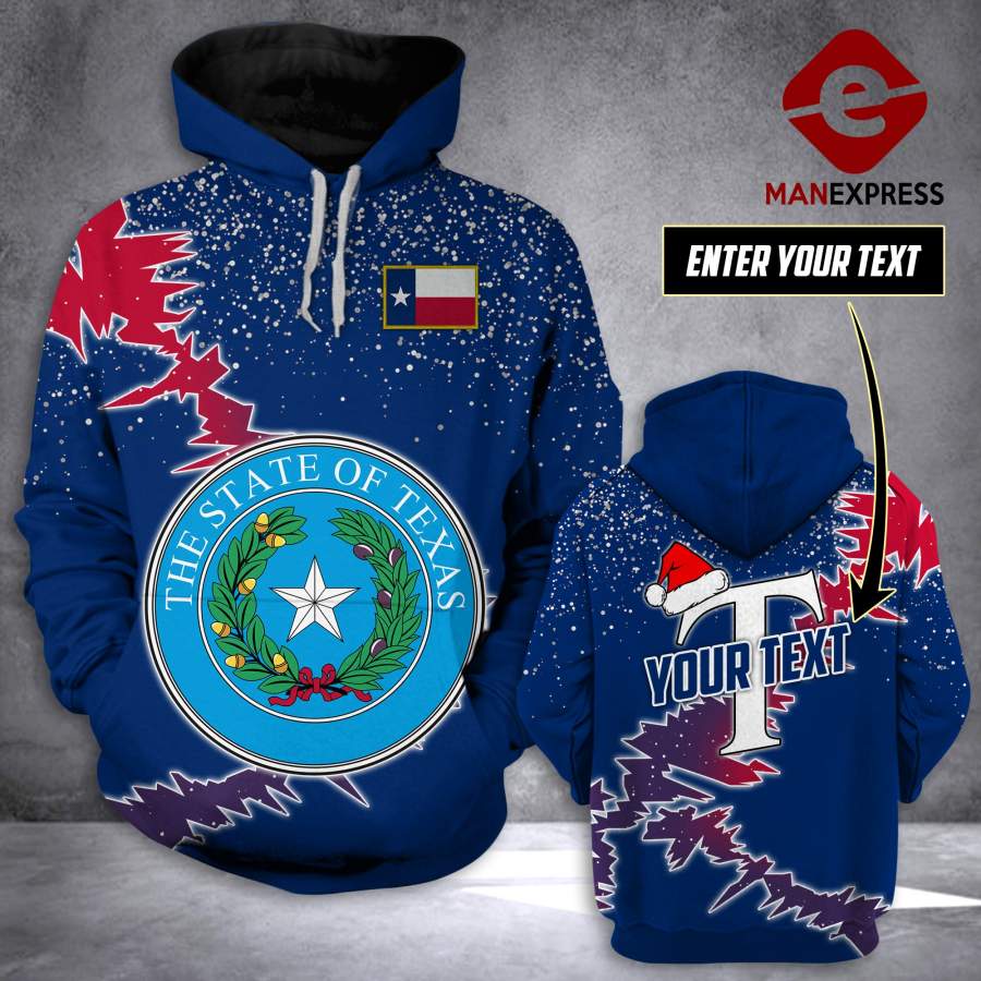 VH CUSTOMIZE Texas HOODIE 3D ALL OVER PRINT 1211 PDT